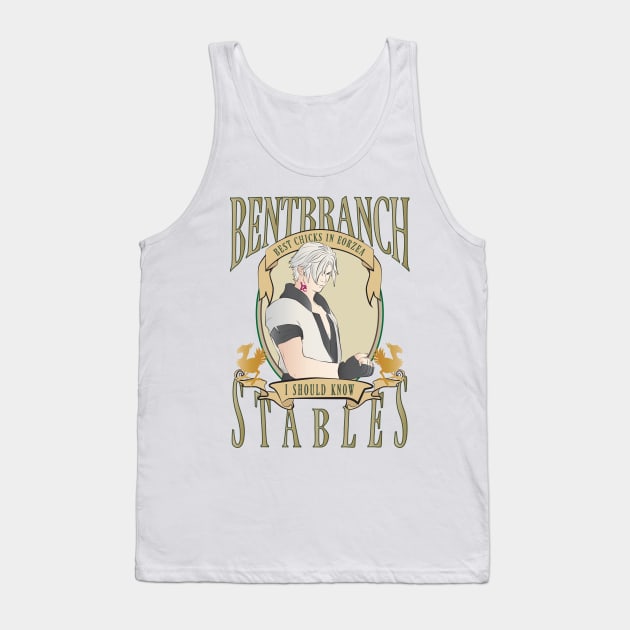 Bentbranch Chocobo Stables- FFXIV Tank Top by TionneDawnstar